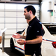 This is Matt. He’s the product lead that told us all about the M Performance Parts options on the cars selected for us.